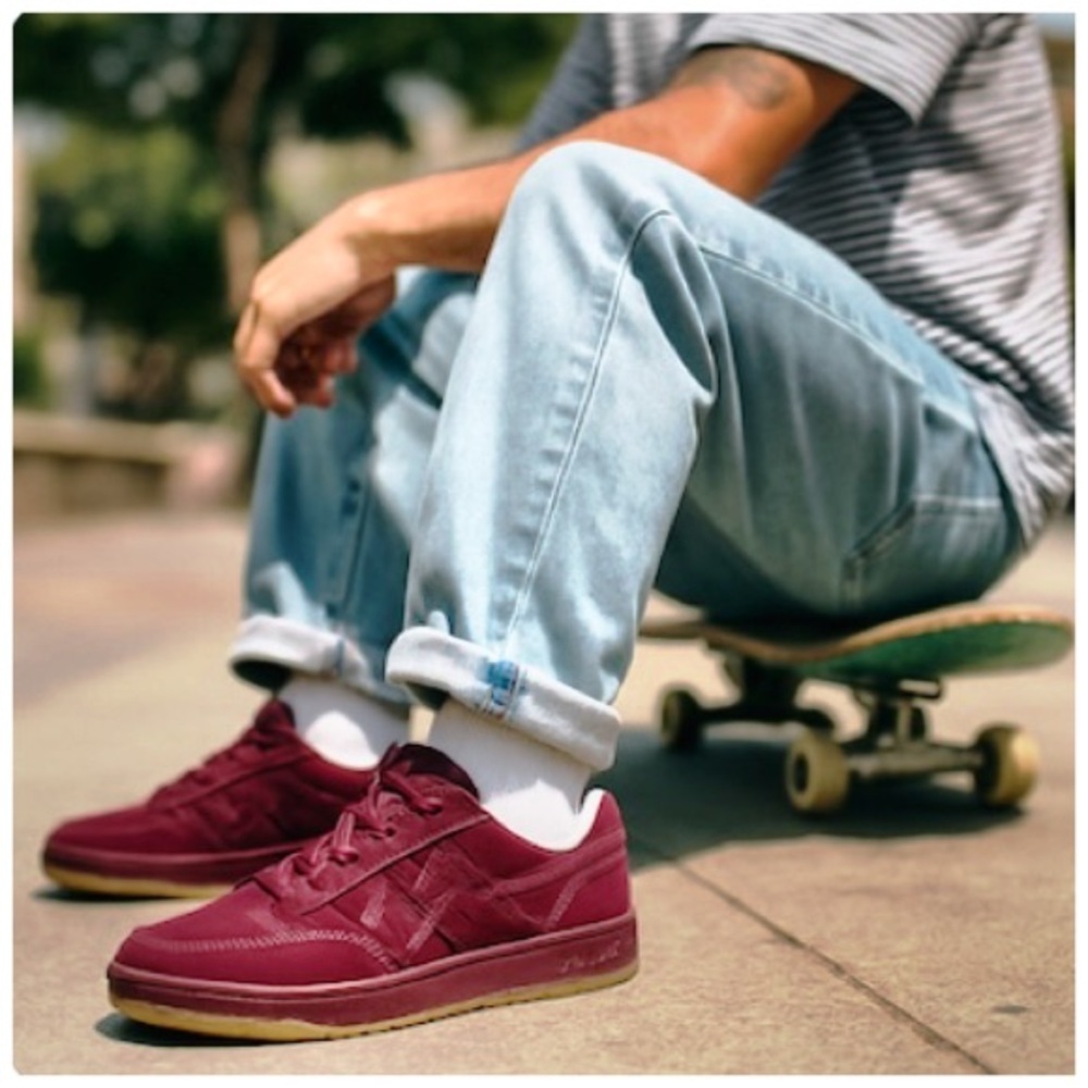 Converse Men’s AS-1 Pro Suede Skate Shoes. Dark Burgundy & Egret. Size 9.5 NWT - Picture 5 of 16